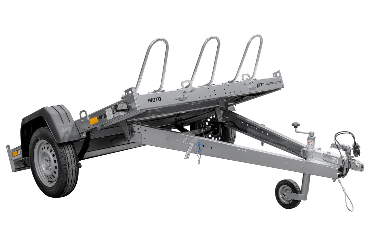 Motorradanhänger 220x155 UNITRAILER MOTO 3 Feder