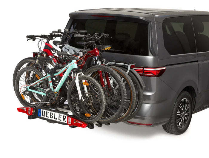 UEBLER i41 S Fahrradträger 4 Räder mit 90° Abklappung faltbar